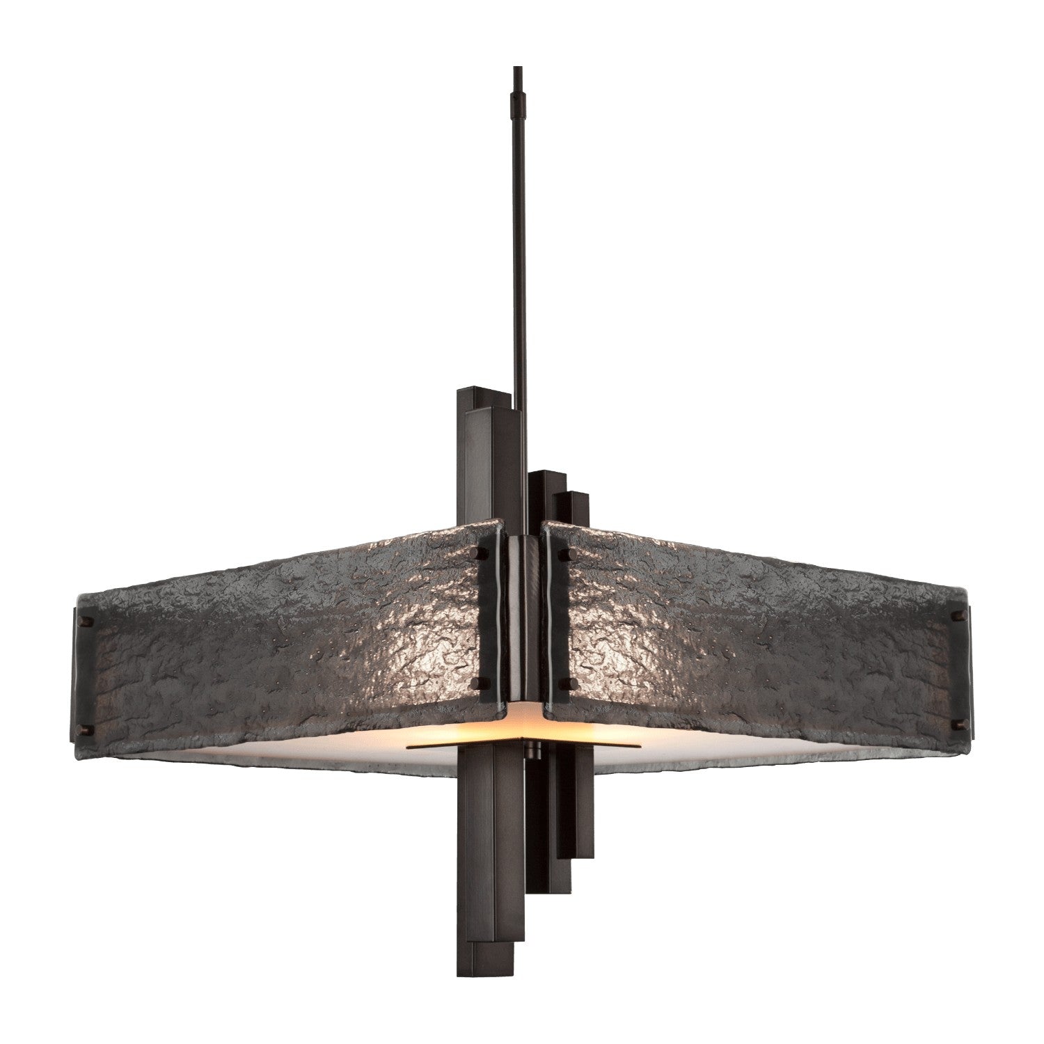 Hammerton Studio - CHB0033-0A-BB-FG-001-E2 - Four Light Chandelier - Carlyle - Burnished Bronze