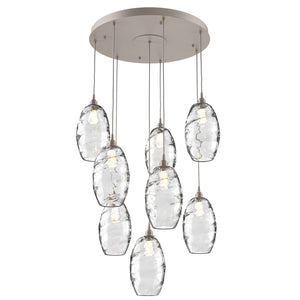 Hammerton Studio - CHB0035-08-BS-OC-C01-E2 - Eight Light Pendant - Ellisse - Beige Silver