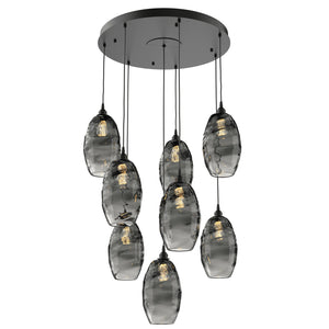 Hammerton Studio - CHB0035-08-MB-OS-C01-E2 - Eight Light Pendant - Ellisse - Matte Black