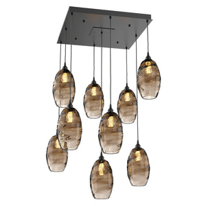 Hammerton Studio - CHB0035-09-MB-OB-C01-E2 - Nine Light Pendant - Ellisse - Matte Black