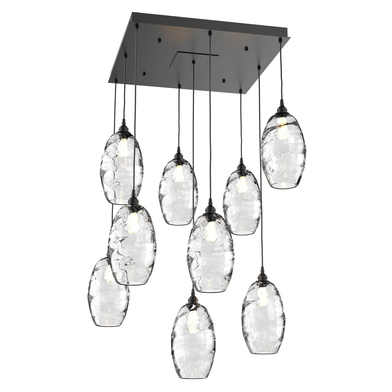 Hammerton Studio - CHB0035-09-MB-OC-C01-E2 - Nine Light Pendant - Ellisse - Matte Black