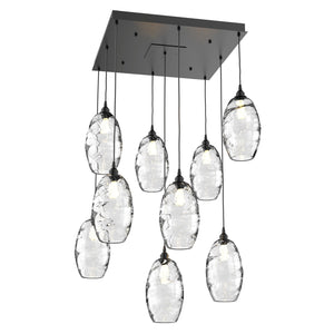 Hammerton Studio - CHB0035-09-MB-OC-C01-E2 - Nine Light Pendant - Ellisse - Matte Black