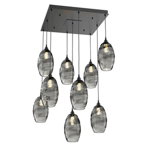 Hammerton Studio - CHB0035-09-MB-OS-C01-E2 - Nine Light Pendant - Ellisse - Matte Black