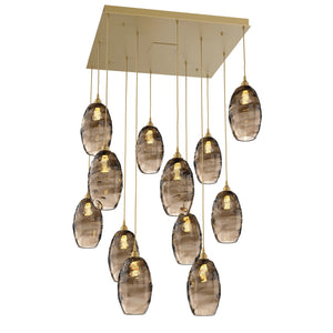 Hammerton Studio - CHB0035-12-GB-OB-C01-E2 - 12 Light Pendant - Ellisse - Gilded Brass