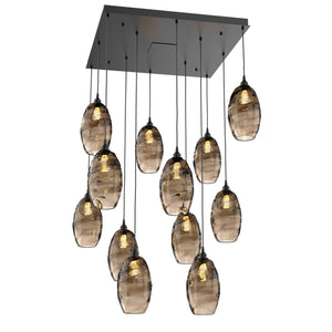 Hammerton Studio - CHB0035-12-MB-OB-C01-E2 - 12 Light Pendant - Ellisse - Matte Black