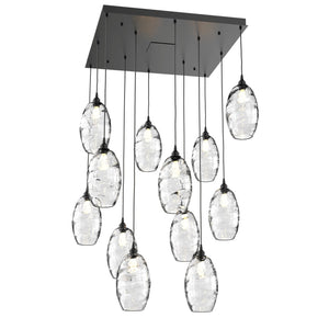 Hammerton Studio - CHB0035-12-MB-OC-C01-E2 - 12 Light Pendant - Ellisse - Matte Black