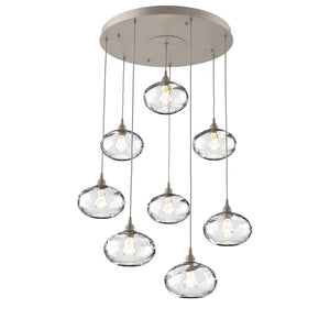 Hammerton Studio - CHB0036-08-BS-OC-C01-E2 - Eight Light Pendant - Coppa - Beige Silver