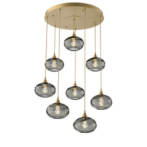 Hammerton Studio - CHB0036-08-GB-OS-C01-E2 - Eight Light Pendant - Coppa - Gilded Brass