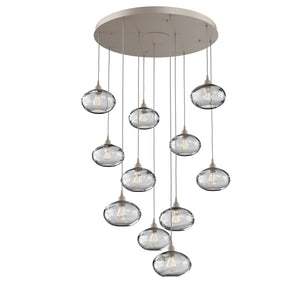 Hammerton Studio - CHB0036-11-BS-OC-C01-E2 - 11 Light Pendant - Coppa - Beige Silver