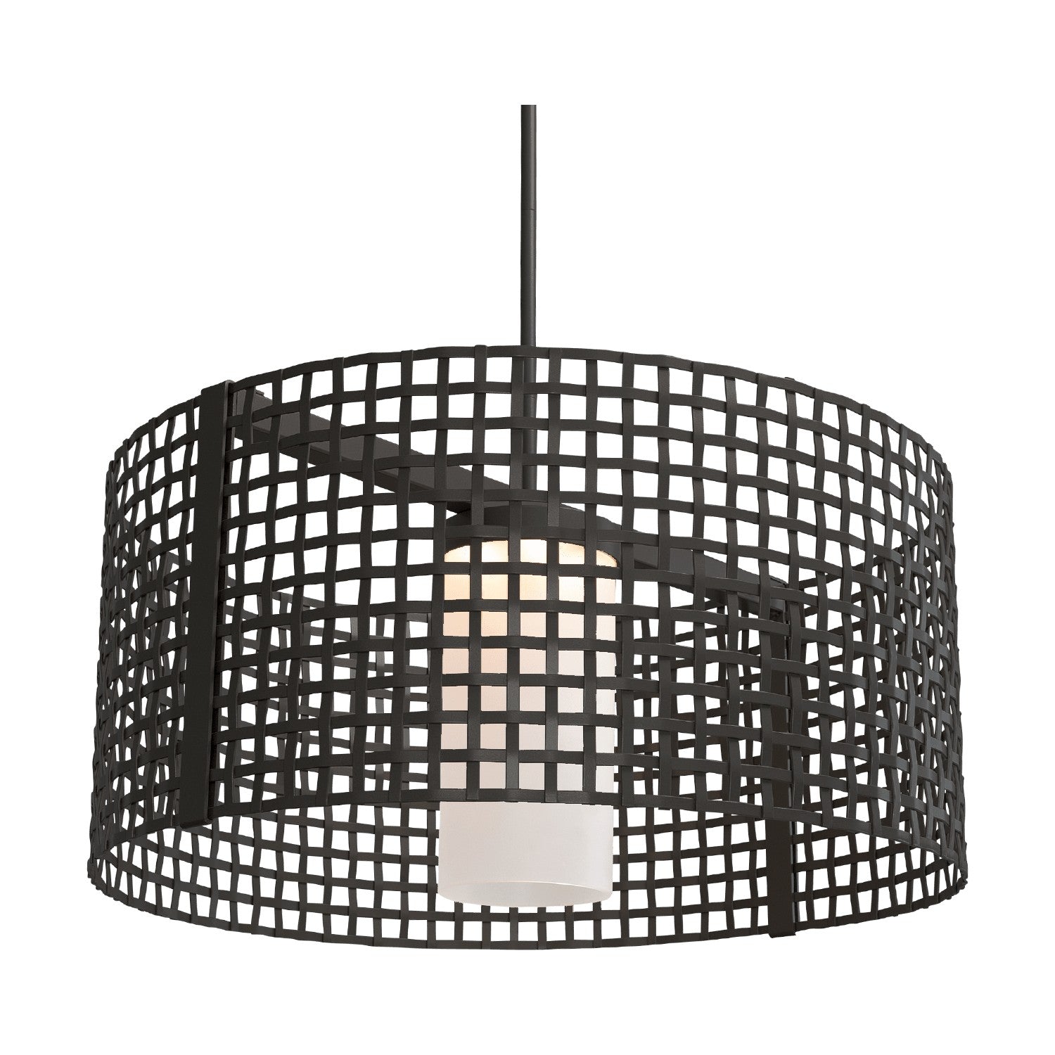 Hammerton Studio - CHB0037-24-MB-F-001-E2 - Pendant - Tweed - Matte Black