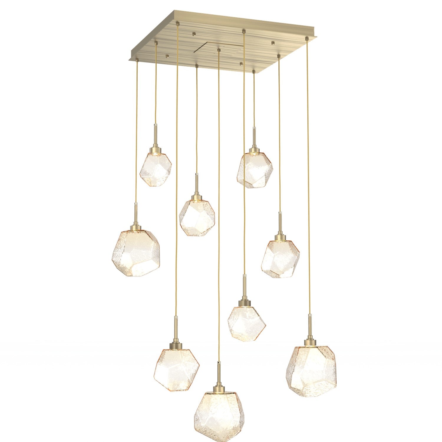 Hammerton Studio - CHB0039-09-HB-A-C01-L1 - LED Pendant - Gem - Heritage Brass