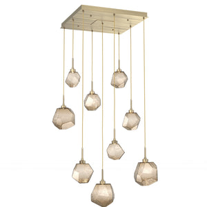 Hammerton Studio - CHB0039-09-HB-B-C01-L1 - LED Pendant - Gem - Heritage Brass