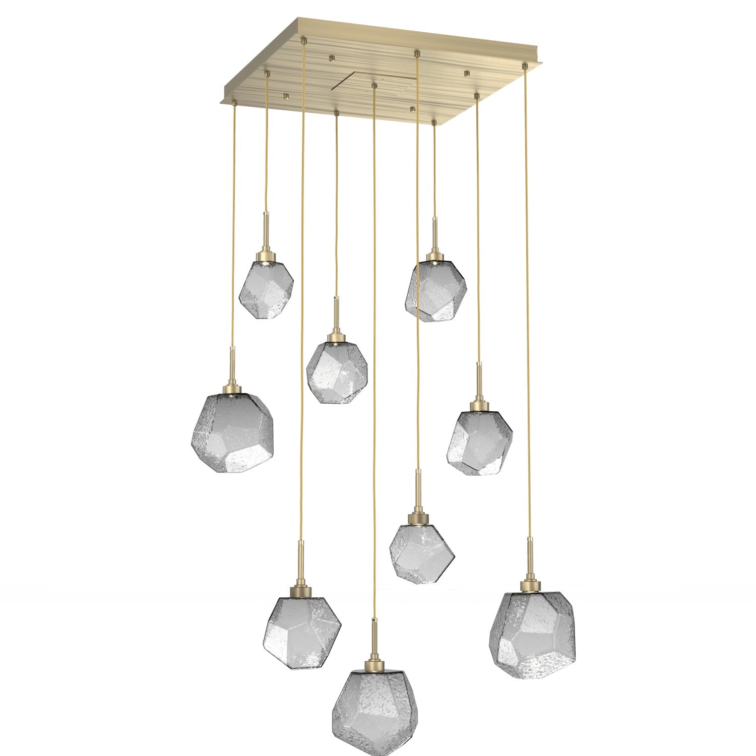 Hammerton Studio - CHB0039-09-HB-S-C01-L1 - LED Pendant - Gem - Heritage Brass