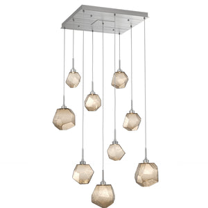 Hammerton Studio - CHB0039-09-SN-B-C01-L1 - LED Pendant - Gem - Satin Nickel