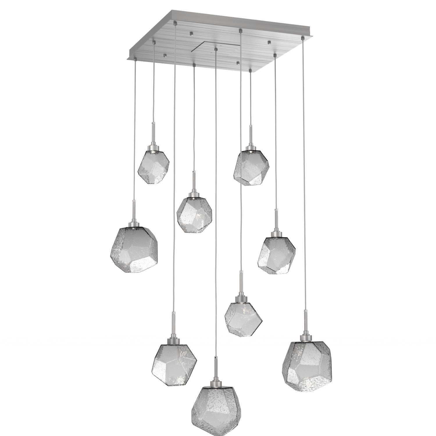 Hammerton Studio - CHB0039-09-SN-S-C01-L1 - LED Pendant - Gem - Satin Nickel