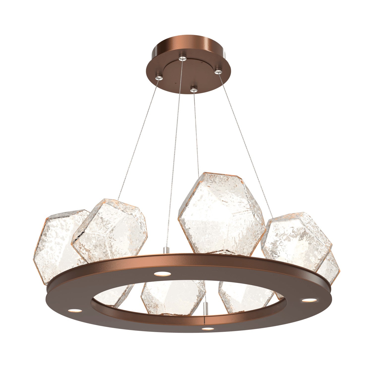 Hammerton Studio - CHB0039-0B-BB-A-CA1-L1 - LED Chandelier - Gem - Burnished Bronze