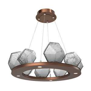 Hammerton Studio - CHB0039-0B-BB-S-CA1-L1 - LED Chandelier - Gem - Burnished Bronze