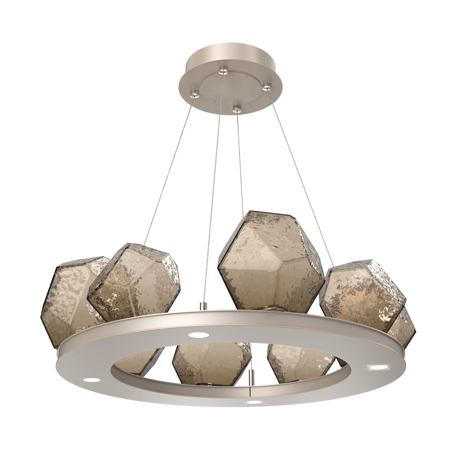 Hammerton Studio - CHB0039-0B-BS-B-CA1-L1 - LED Chandelier - Gem - Beige Silver