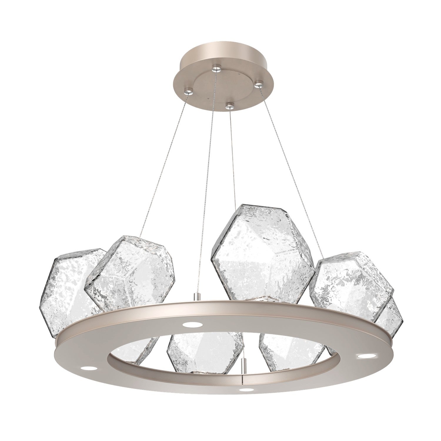 Hammerton Studio - CHB0039-0B-BS-C-CA1-L3 - LED Chandelier - Gem - Beige Silver