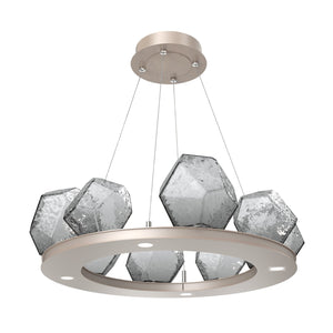 Hammerton Studio - CHB0039-0B-BS-S-CA1-L1 - LED Chandelier - Gem - Beige Silver