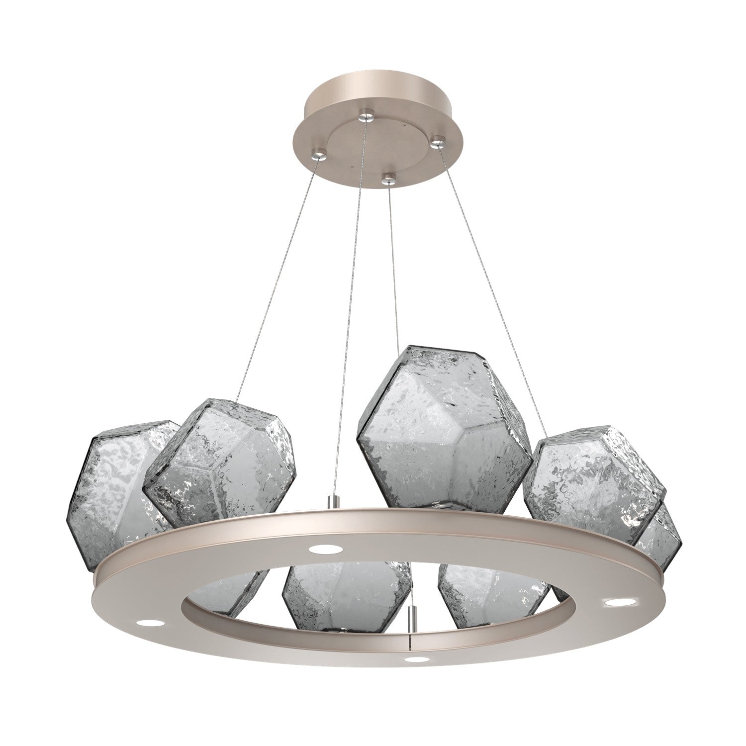 Hammerton Studio - CHB0039-0B-BS-S-CA1-L3 - LED Chandelier - Gem - Beige Silver