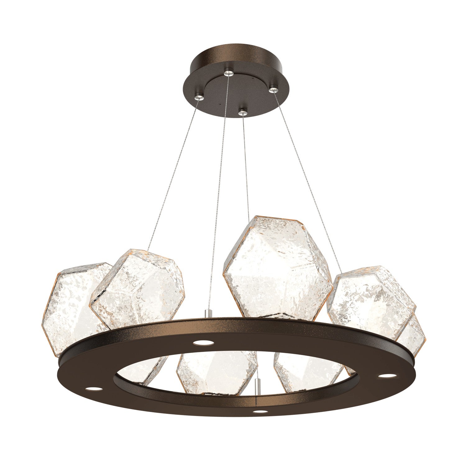 Hammerton Studio - CHB0039-0B-FB-A-CA1-L1 - LED Chandelier - Gem - Flat Bronze