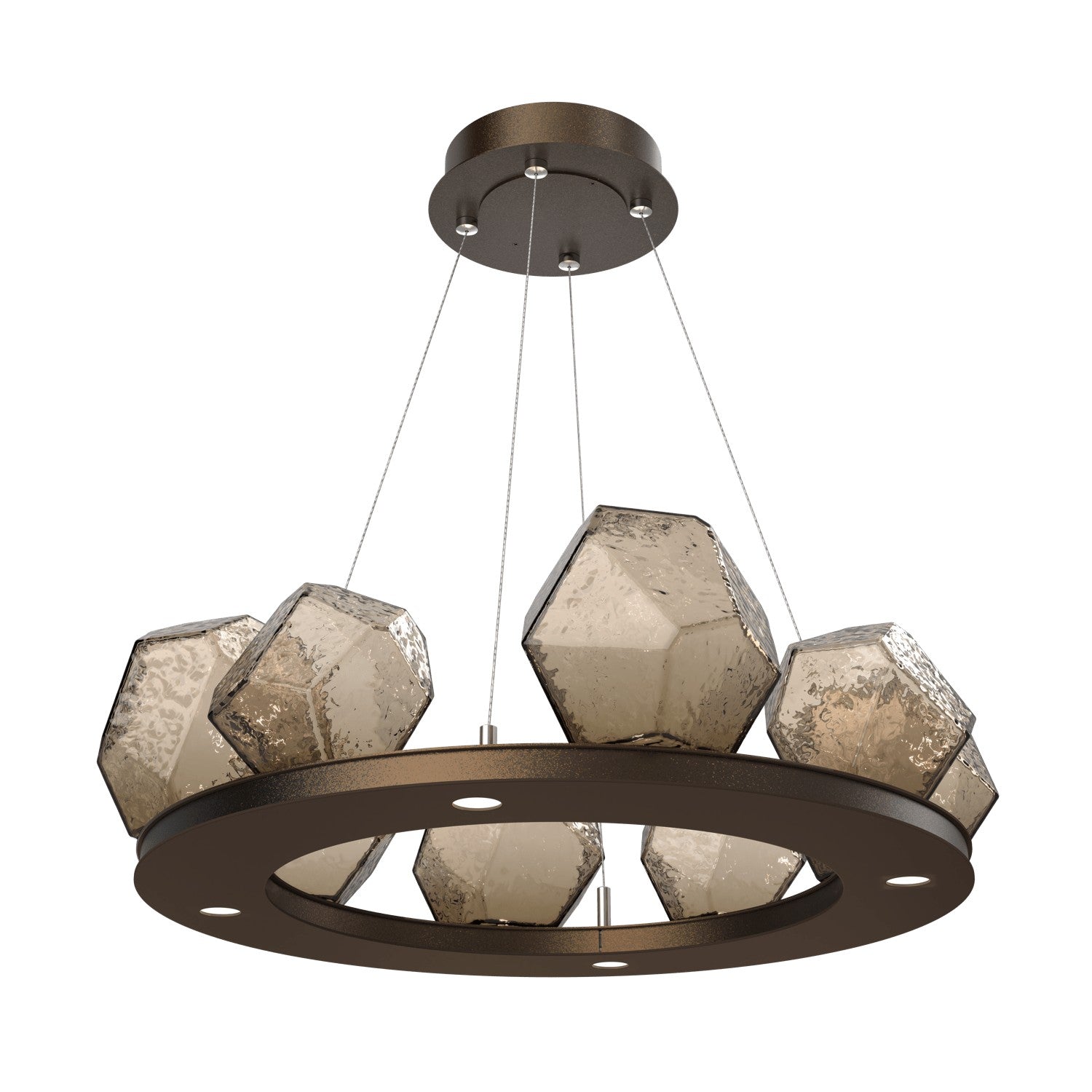 Hammerton Studio - CHB0039-0B-FB-B-CA1-L1 - LED Chandelier - Gem - Flat Bronze