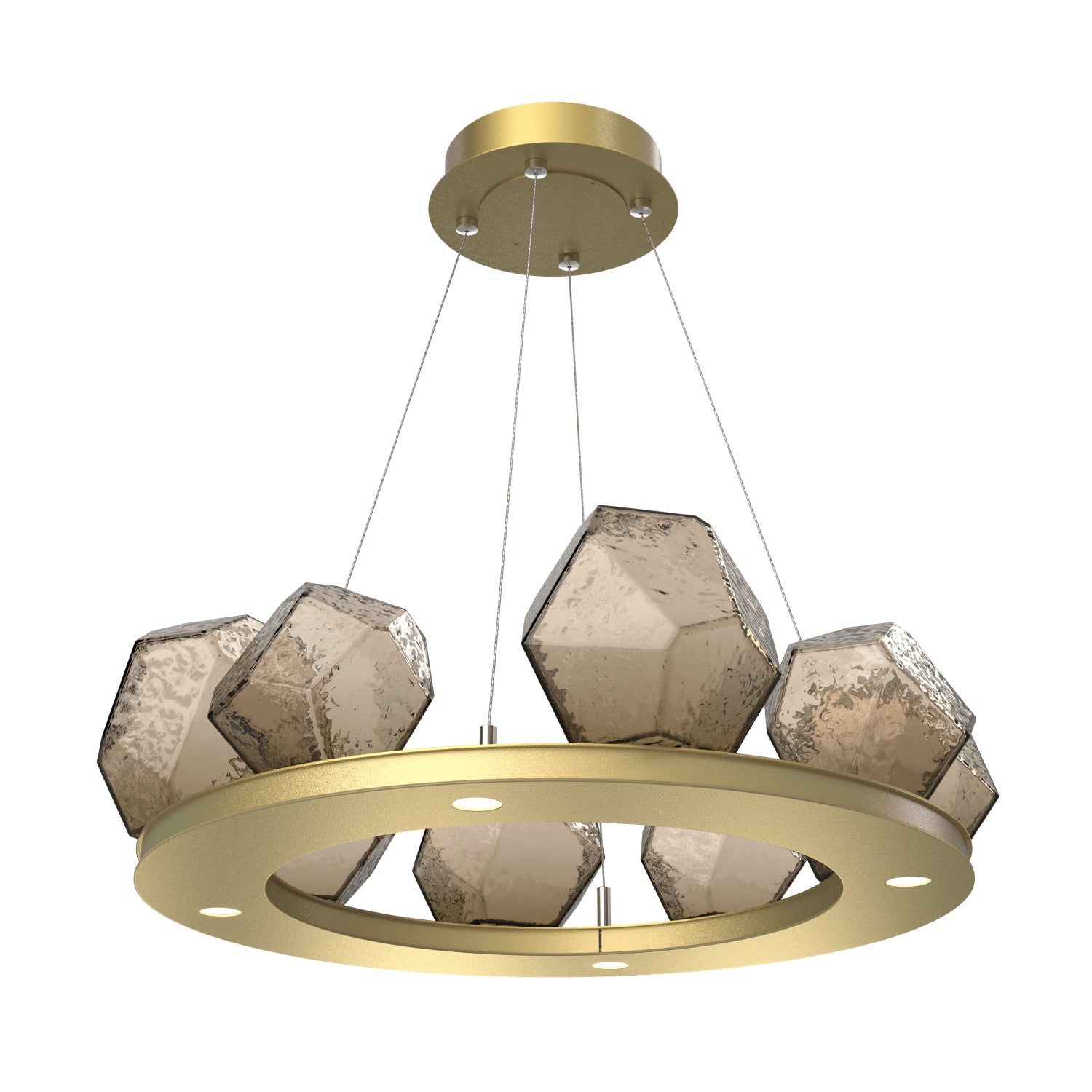 Hammerton Studio - CHB0039-0B-GB-B-CA1-L1 - LED Chandelier - Gem - Gilded Brass