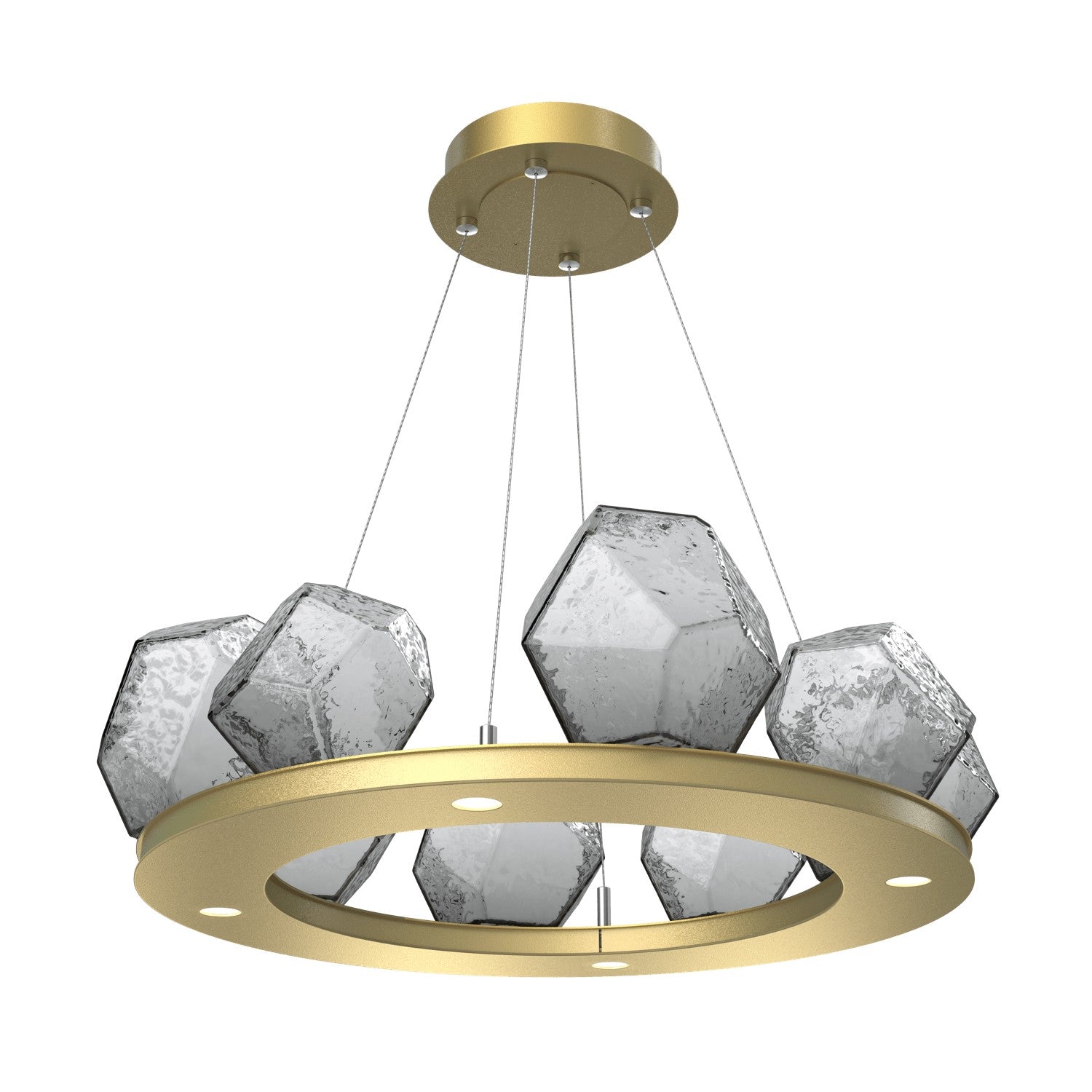 Hammerton Studio - CHB0039-0B-GB-S-CA1-L1 - LED Chandelier - Gem - Gilded Brass