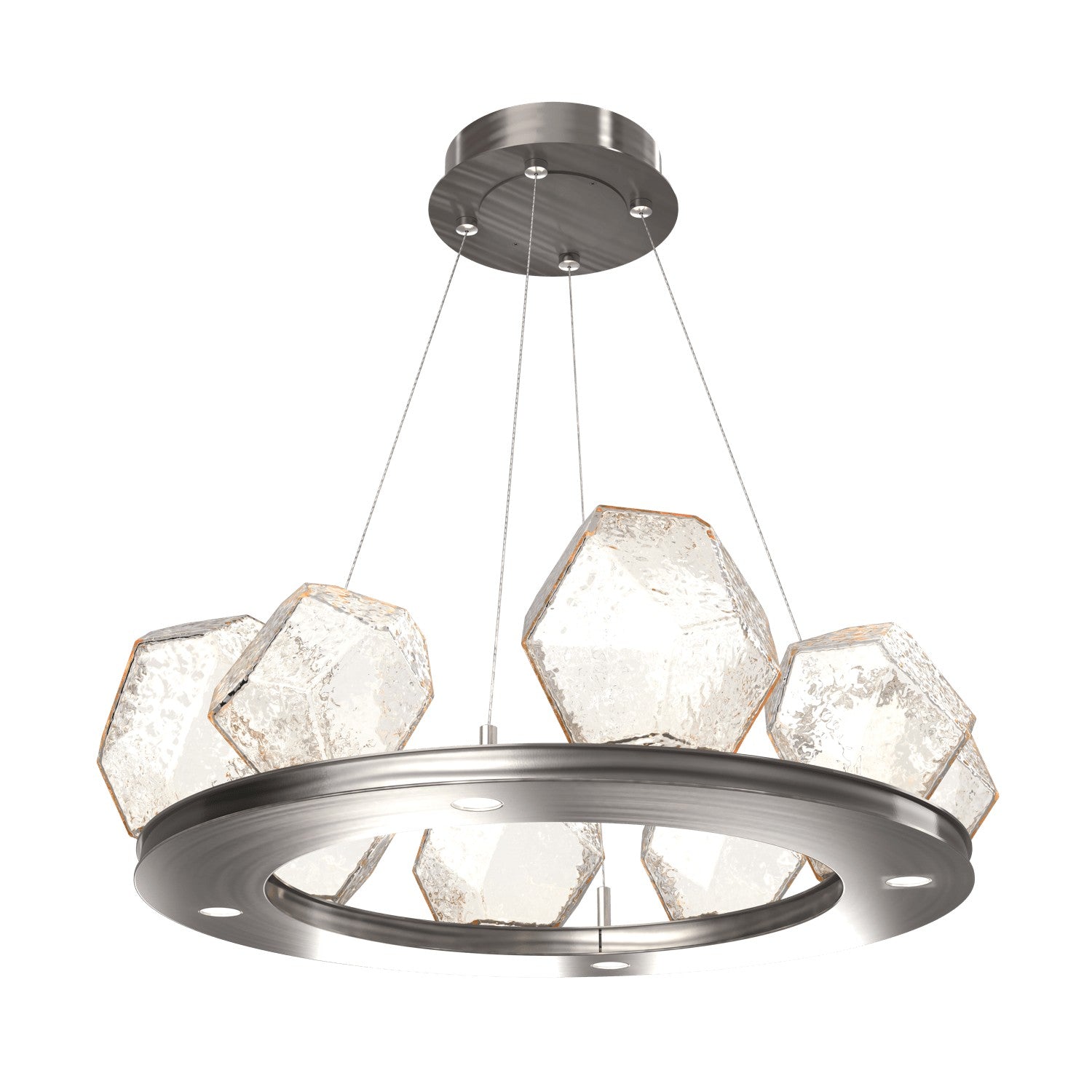 Hammerton Studio - CHB0039-0B-GM-A-CA1-L3 - LED Chandelier - Gem - Gunmetal