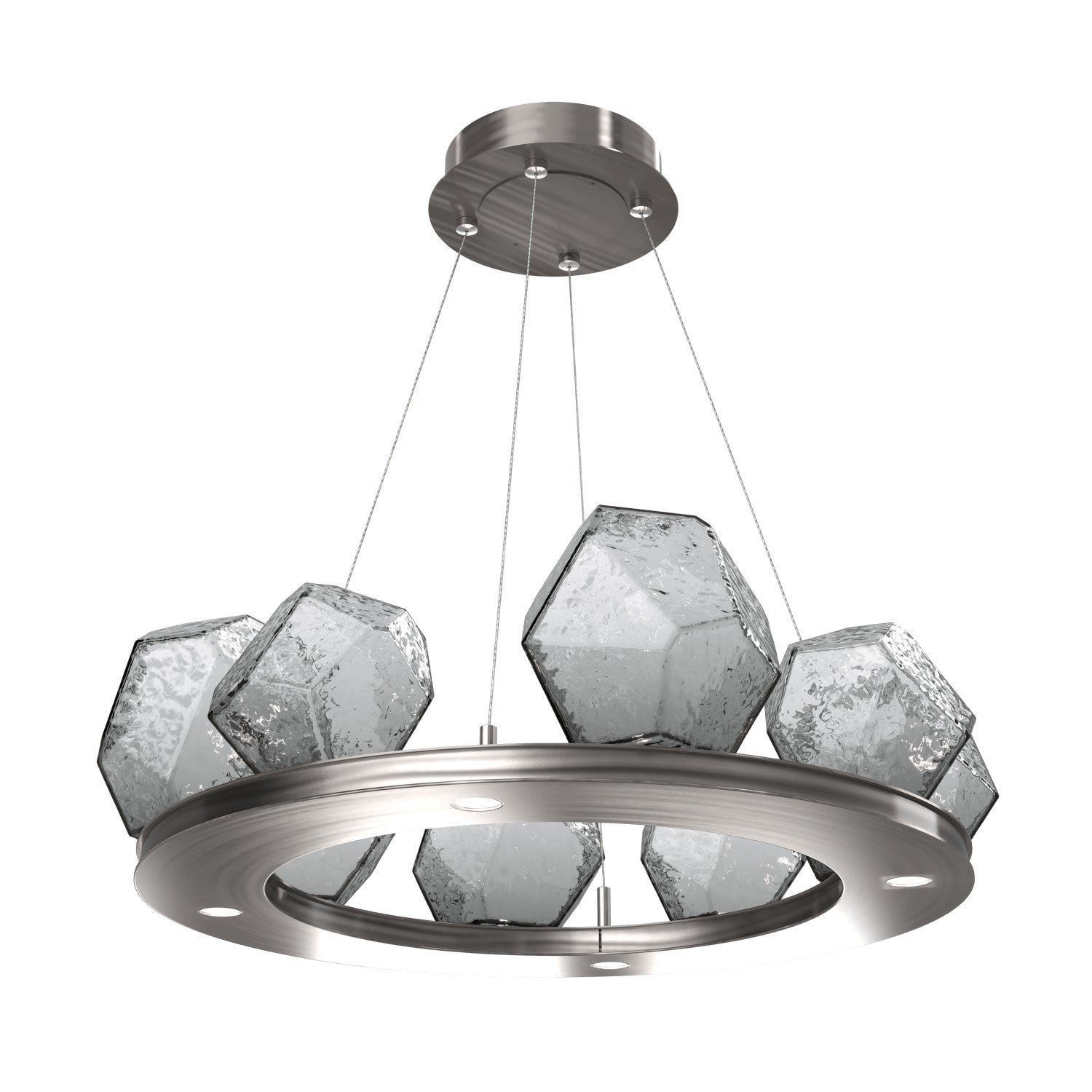 Hammerton Studio - CHB0039-0B-GM-S-CA1-L1 - LED Chandelier - Gem - Gunmetal