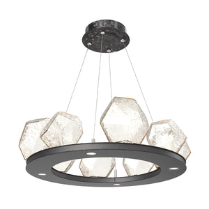 Hammerton Studio - CHB0039-0B-GP-A-CA1-L1 - LED Chandelier - Gem - Graphite