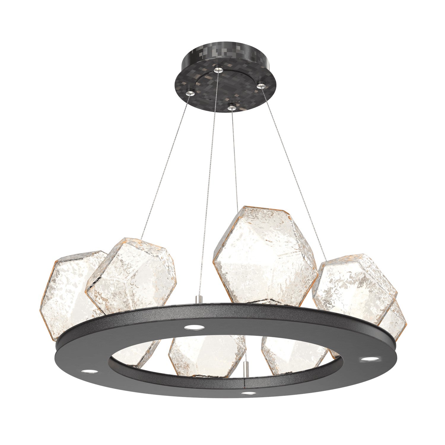 Hammerton Studio - CHB0039-0B-GP-A-CA1-L3 - LED Chandelier - Gem - Graphite