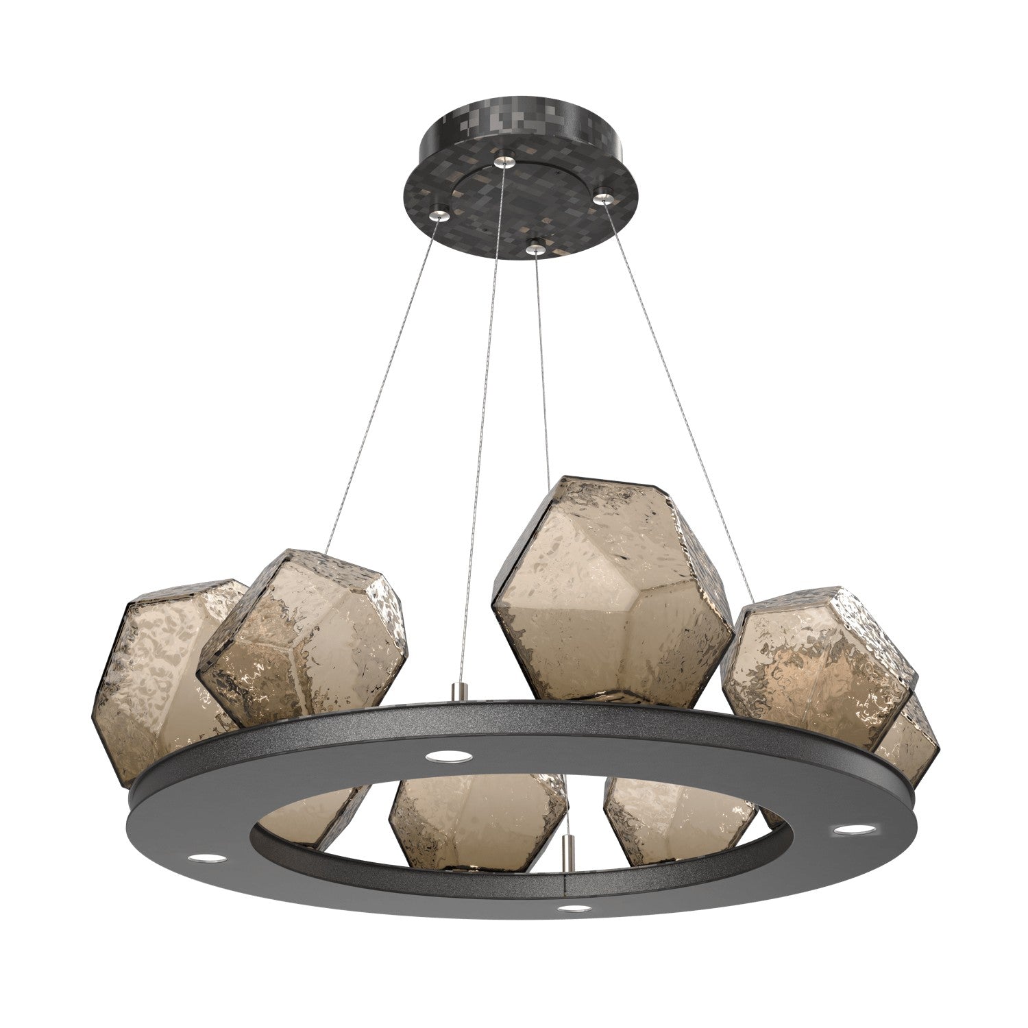 Hammerton Studio - CHB0039-0B-GP-B-CA1-L1 - LED Chandelier - Gem - Graphite