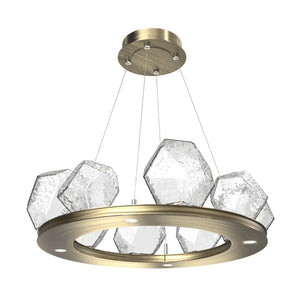 Hammerton Studio - CHB0039-0B-HB-C-CA1-L1 - LED Chandelier - Gem - Heritage Brass