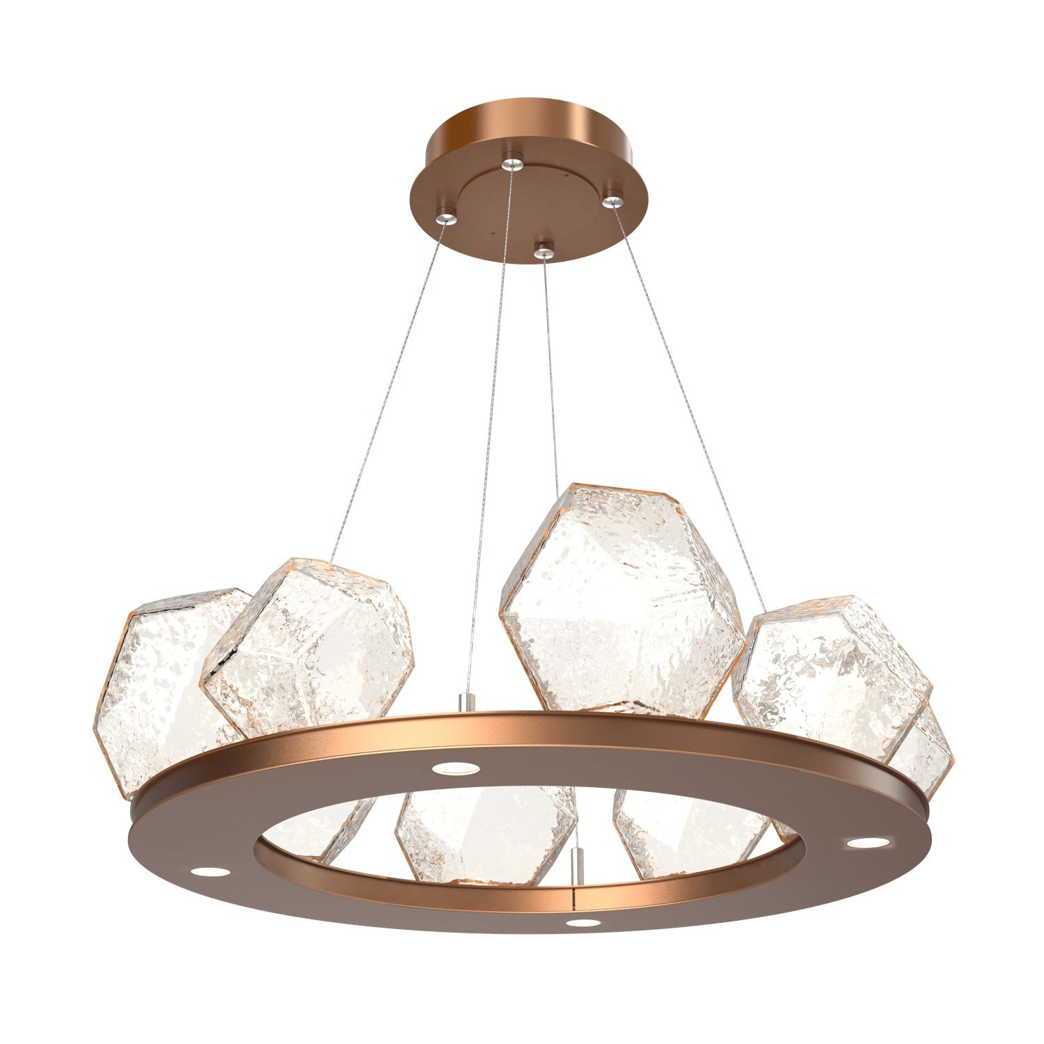 Hammerton Studio - CHB0039-0B-NB-A-CA1-L1 - LED Chandelier - Gem - Novel Brass