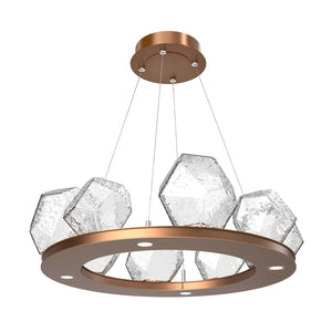 Hammerton Studio - CHB0039-0B-NB-C-CA1-L1 - LED Chandelier - Gem - Novel Brass