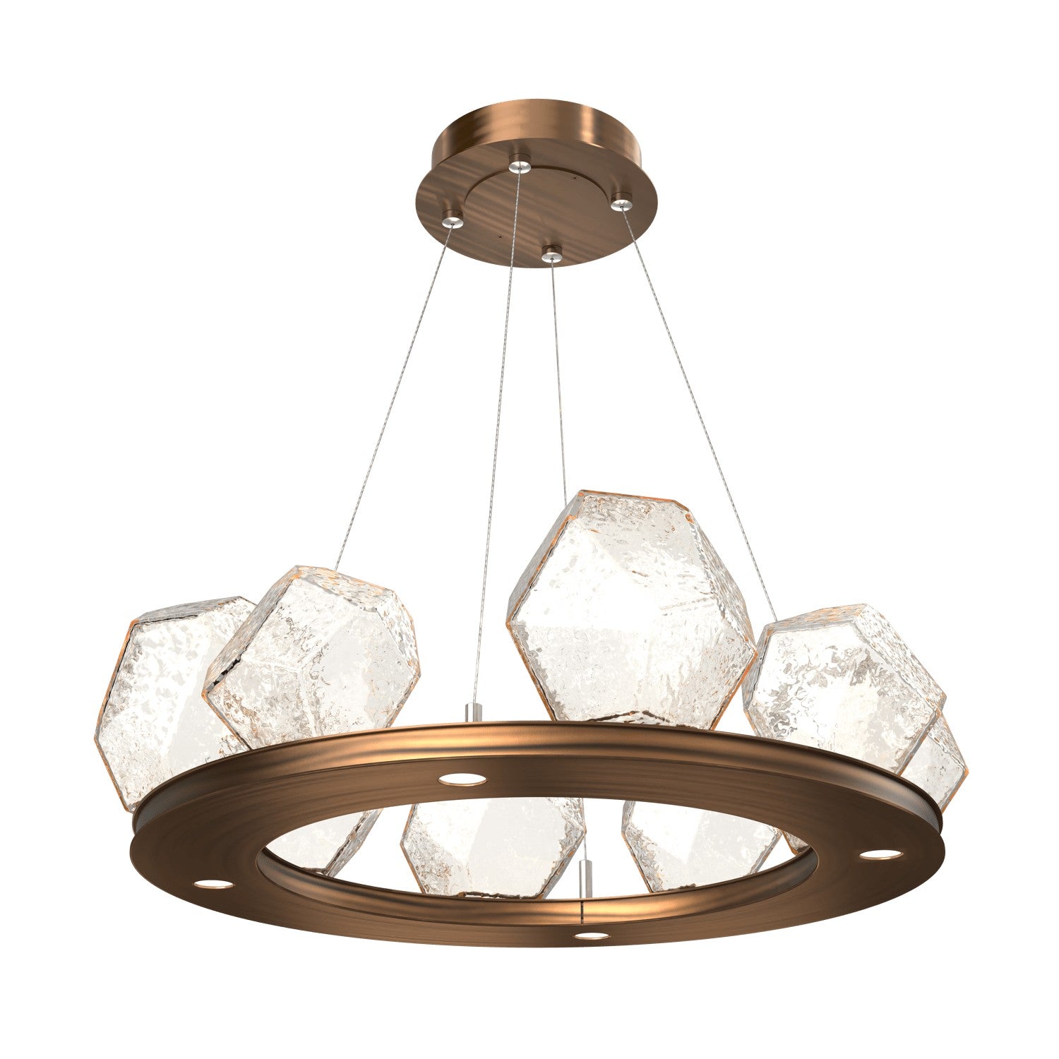 Hammerton Studio - CHB0039-0B-RB-A-CA1-L1 - LED Chandelier - Gem - Oil Rubbed Bronze