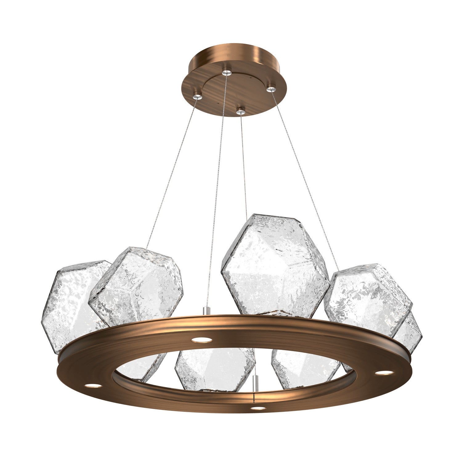 Hammerton Studio - CHB0039-0B-RB-C-CA1-L1 - LED Chandelier - Gem - Oil Rubbed Bronze