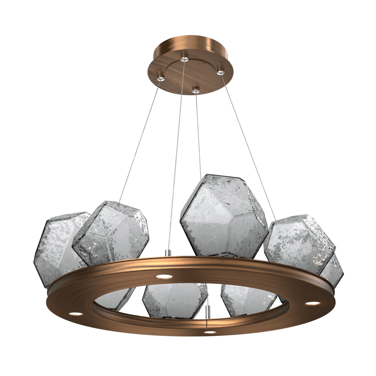 Hammerton Studio - CHB0039-0B-RB-S-CA1-L1 - LED Chandelier - Gem - Oil Rubbed Bronze