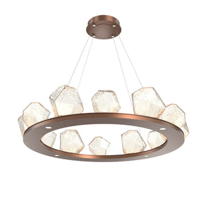 Hammerton Studio - CHB0039-0C-BB-A-CA1-L1 - LED Chandelier - Gem - Burnished Bronze