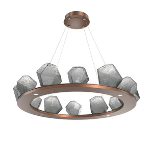 Hammerton Studio - CHB0039-0C-BB-S-CA1-L1 - LED Chandelier - Gem - Burnished Bronze