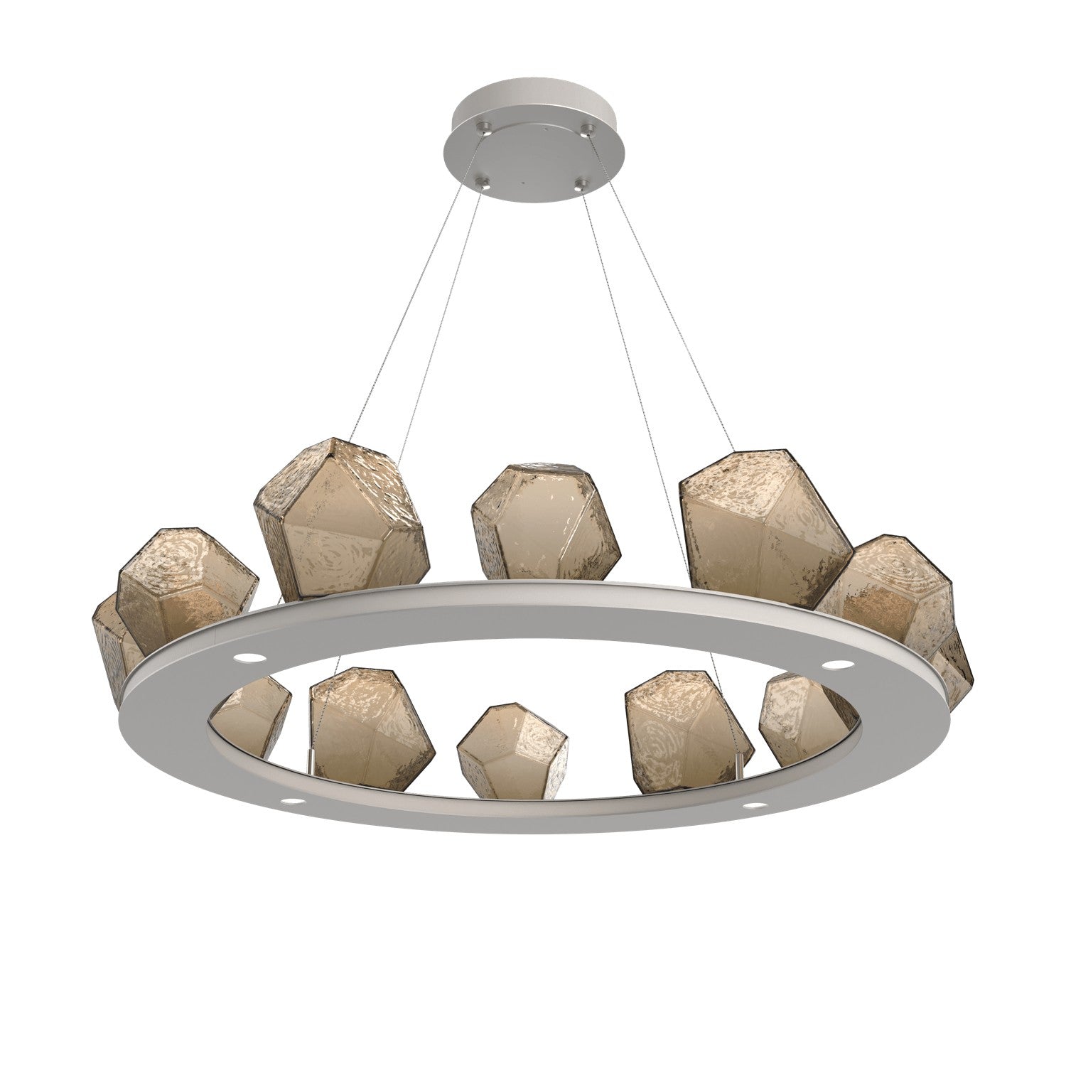 Hammerton Studio - CHB0039-0C-BS-B-CA1-L1 - LED Chandelier - Gem - Beige Silver