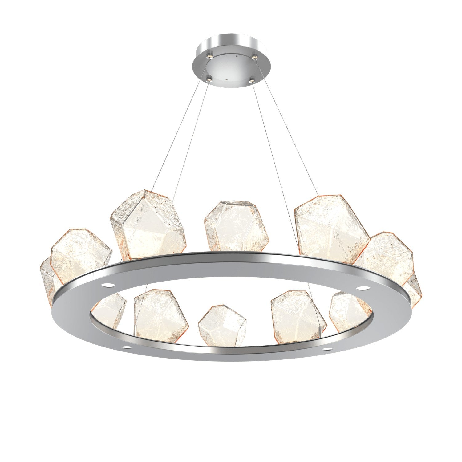 Hammerton Studio - CHB0039-0C-CS-A-CA1-L1 - LED Chandelier - Gem - Classic Silver