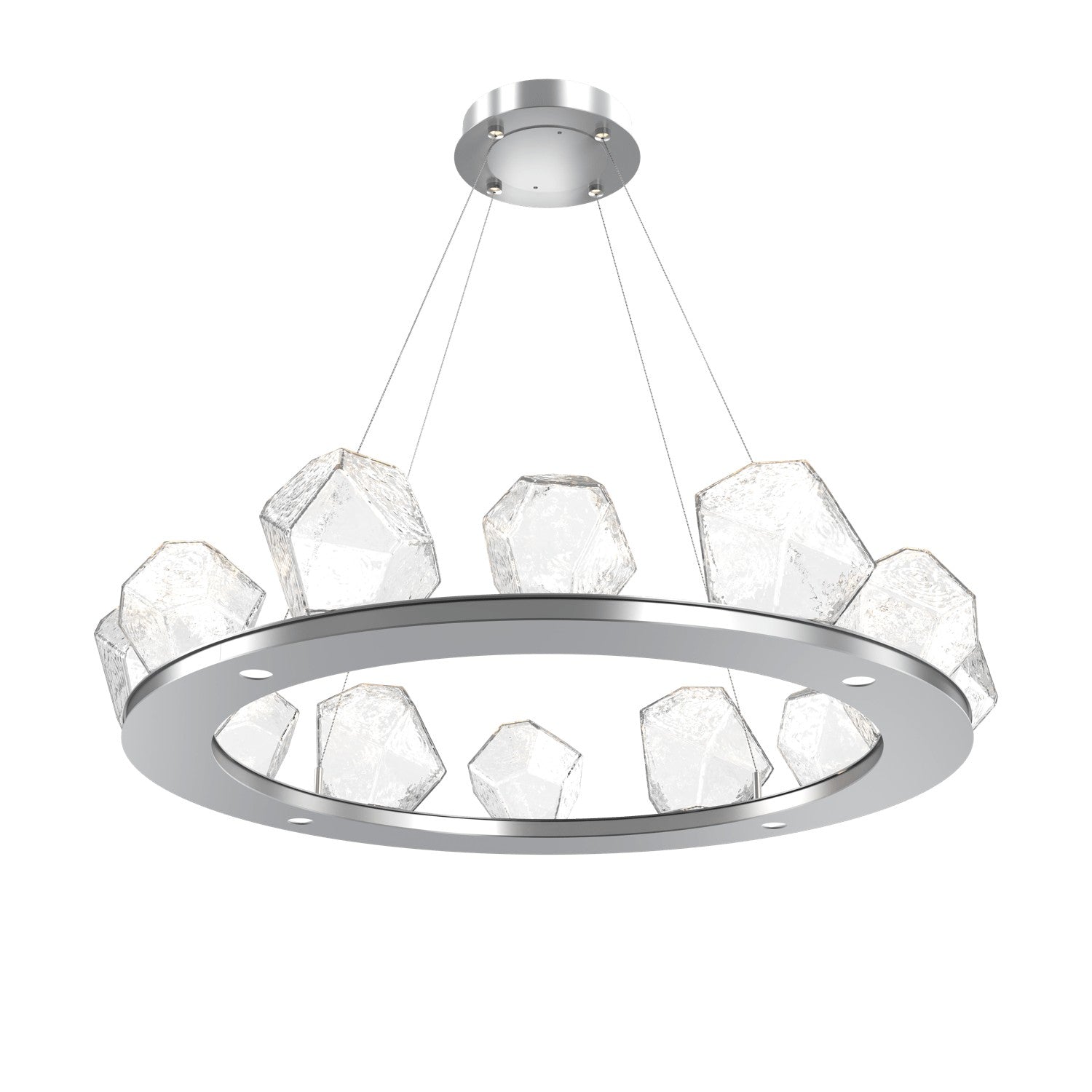 Hammerton Studio - CHB0039-0C-CS-C-CA1-L1 - LED Chandelier - Gem - Classic Silver