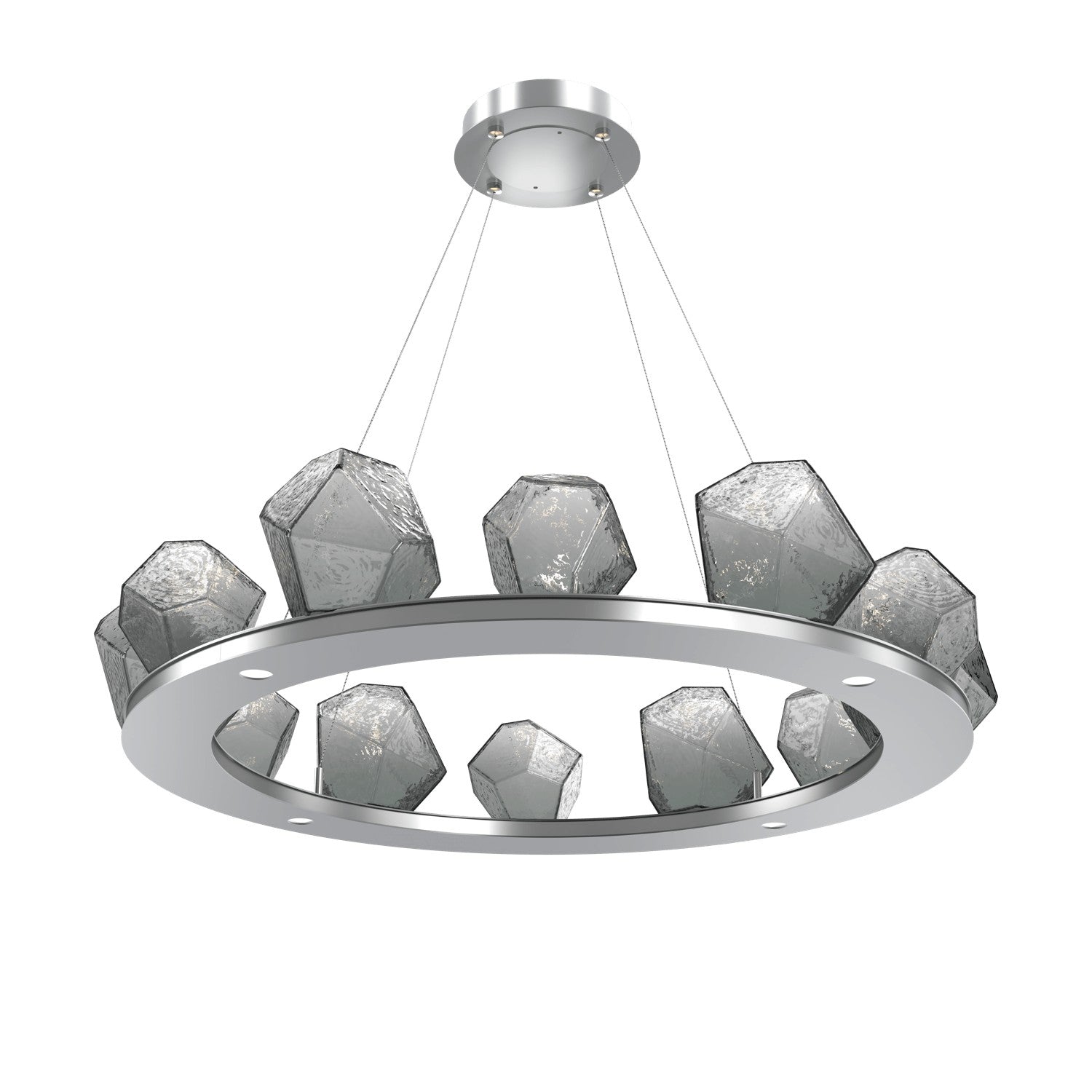 Hammerton Studio - CHB0039-0C-CS-S-CA1-L1 - LED Chandelier - Gem - Classic Silver