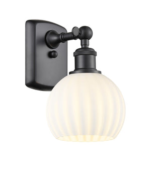 Innovations - 516-1W-BK-G1217-6WV - LED Wall Sconce - Ballston - Matte Black