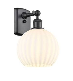 Innovations - 516-1W-BK-G1217-8WV - LED Wall Sconce - Ballston - Matte Black