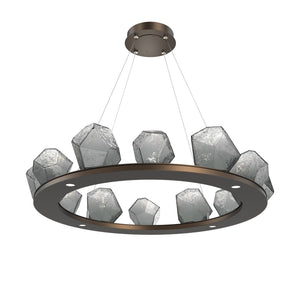 Hammerton Studio - CHB0039-0C-FB-S-CA1-L3 - LED Chandelier - Gem - Flat Bronze