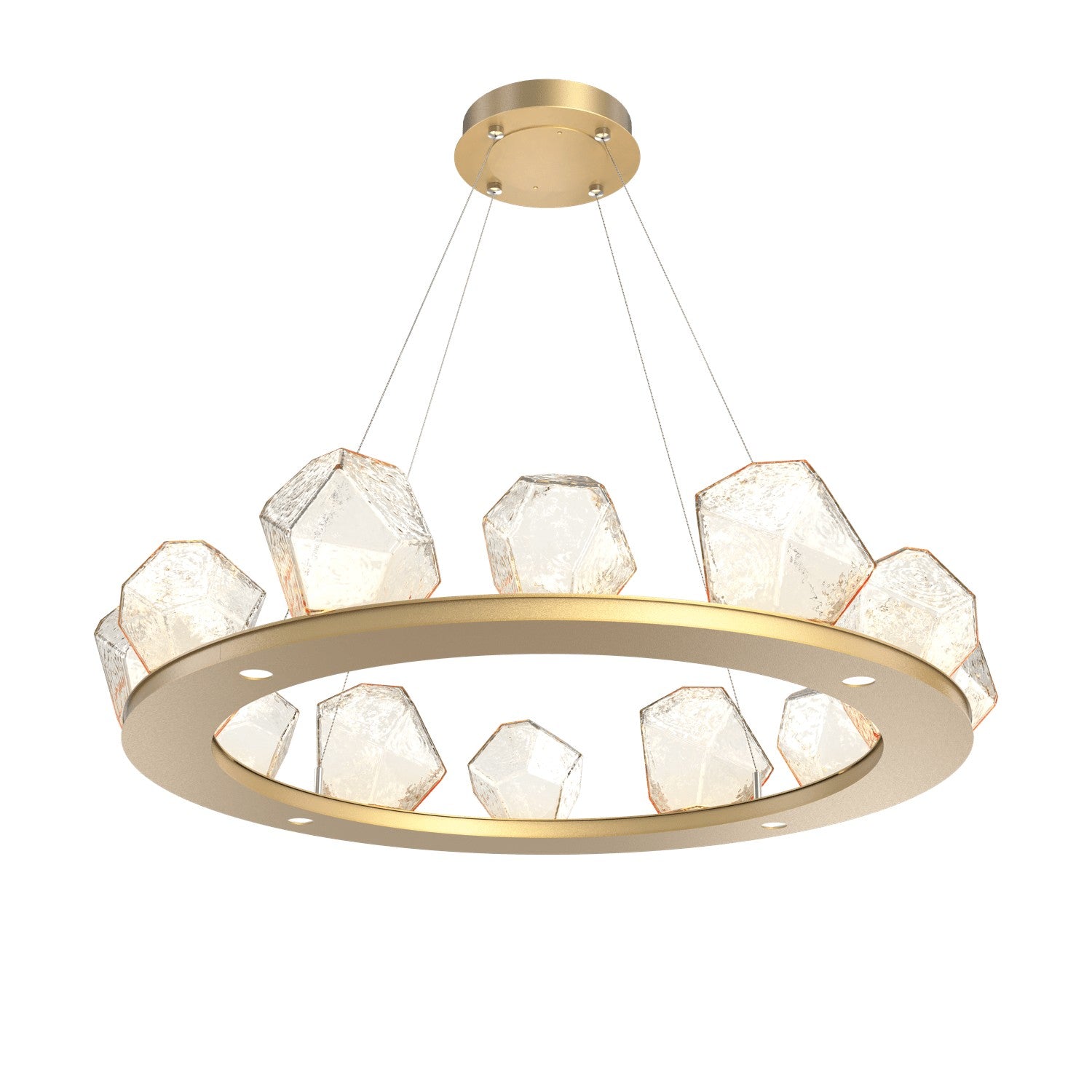 Hammerton Studio - CHB0039-0C-GB-A-CA1-L3 - LED Chandelier - Gem - Gilded Brass